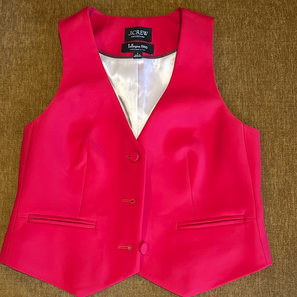 Jcrew Red Vest